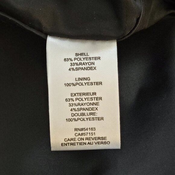 Calvin Klein Women’s Black Dress Fit and Flare Vertical Seam Detail | Size 14 - Picture 9 of 11